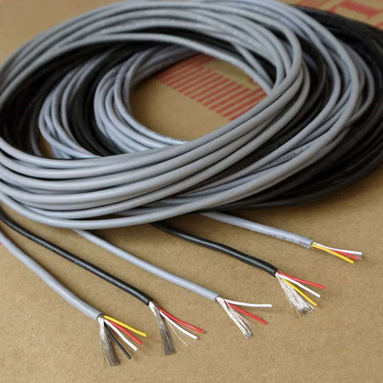UL2547 24AWG сигнальный экранированный провод 2 3 4-жильный ПВХ изолированный Луженый