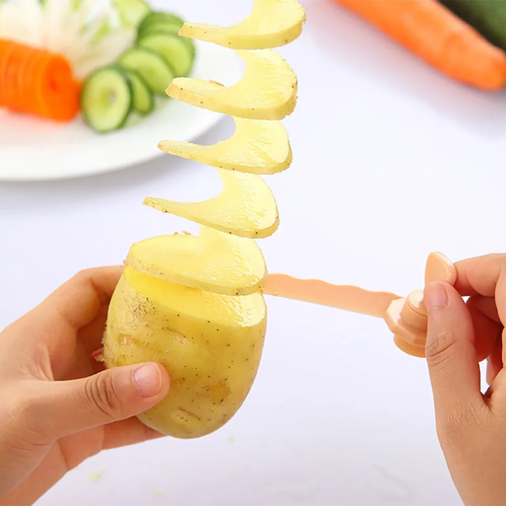 Волшебный картофельный резак для моркови спиральная режущая модель кухонные