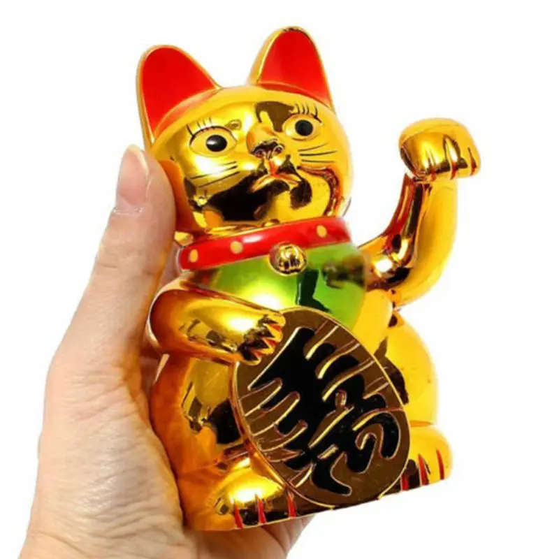 Милый Кот-талисман Gold Maneki Neko Electric Craft Art Home Shop Hotel 449C |
