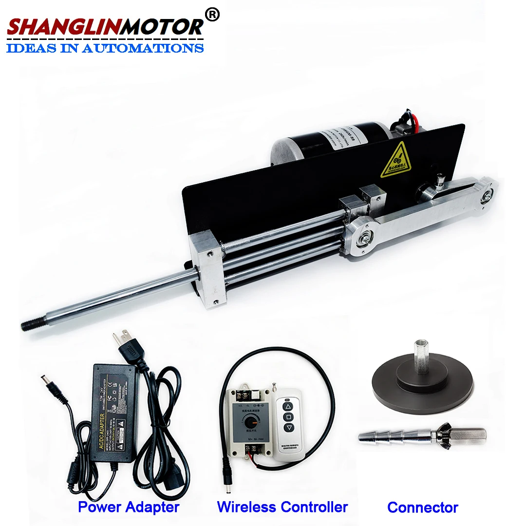 2021 New Reciprocating Linear Actuator Stroke 88mm 24V 260RPM 40W High Thrust Low Noise Free Connector Speed Regulator | Обустройство