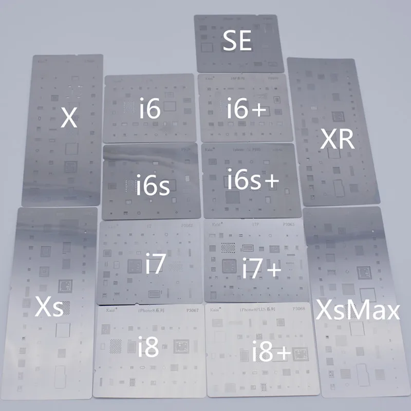 Трафарет BGA с прямым нагревом для iPhone X XS MAX XR 6 6S 7 Plus 8 SE | Инструменты