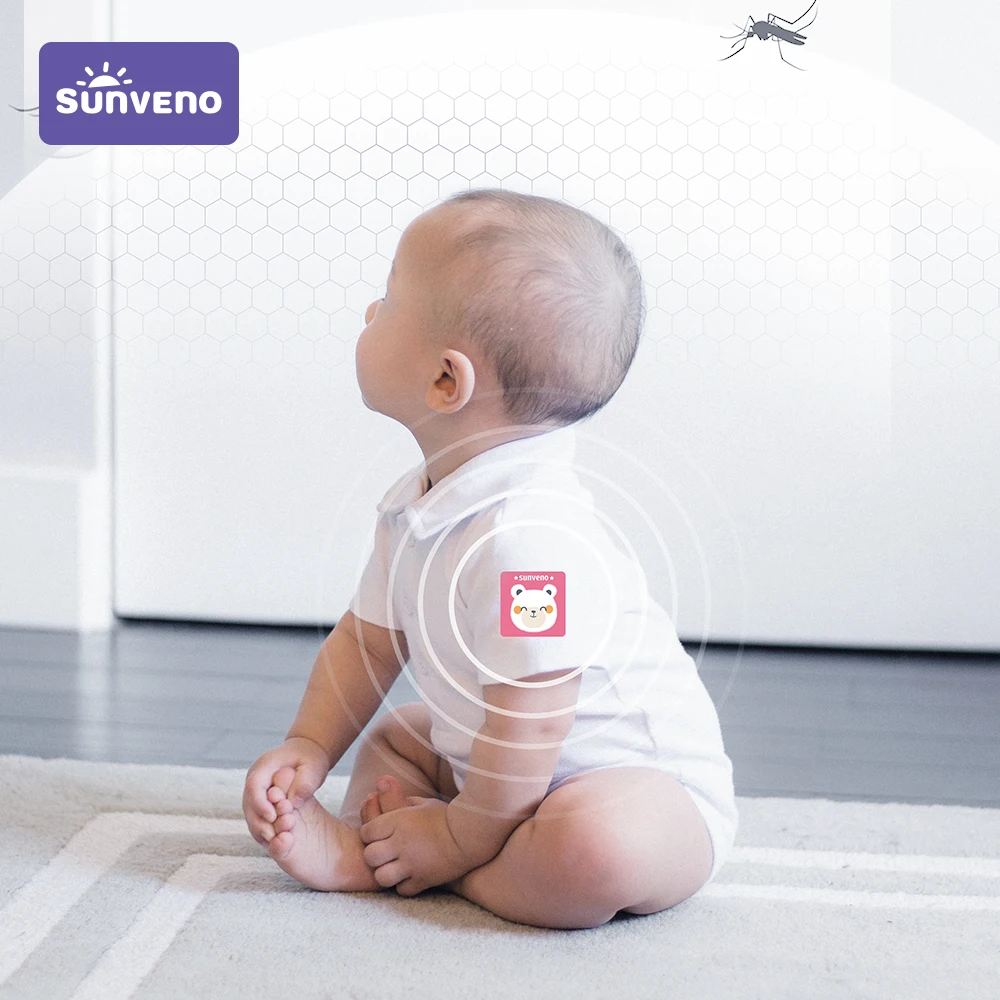 Sunveno 60 шт./лот Натуральный репеллент от комаров наклейка 100% против нетоксичное