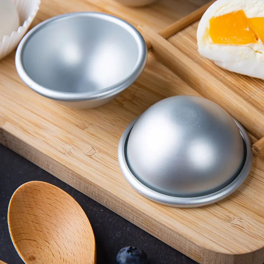 1 шт. новая форма для десерта из алюминиевого сплава Daifuku полукруглая 3D мочи