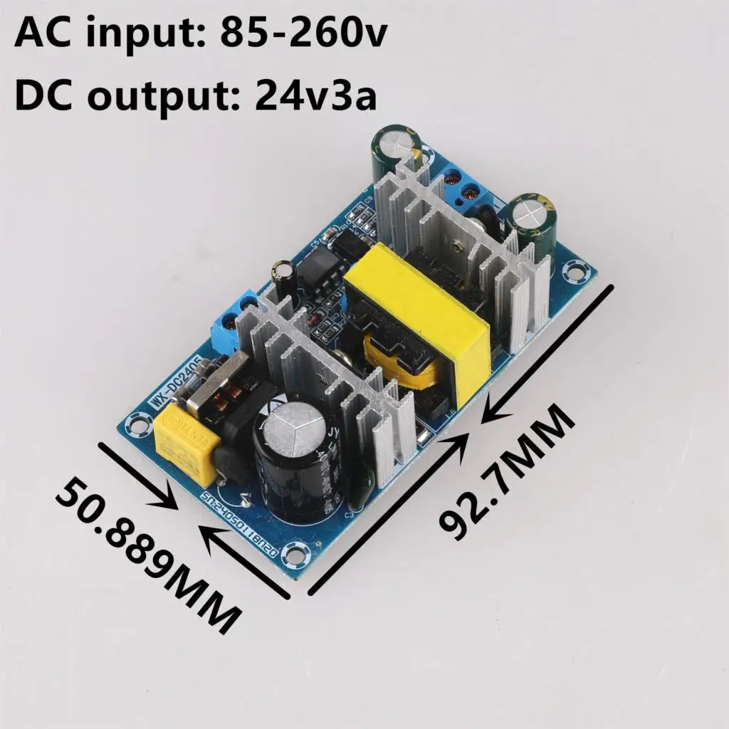 Модуль питания AC 110v 220v to DC 24V 3A AC-DC плата импульсного источника 828 акция |