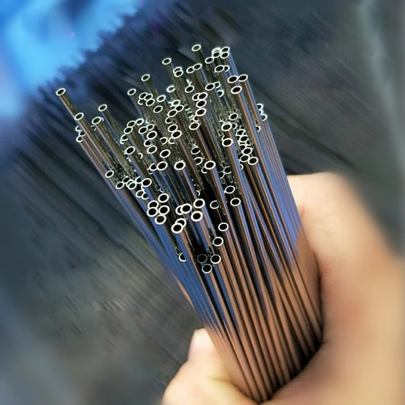 2pcs 315mm long 7mm outer diameter 304 stainless steel tube capillary pipe seamless duct inside outside bright canal |