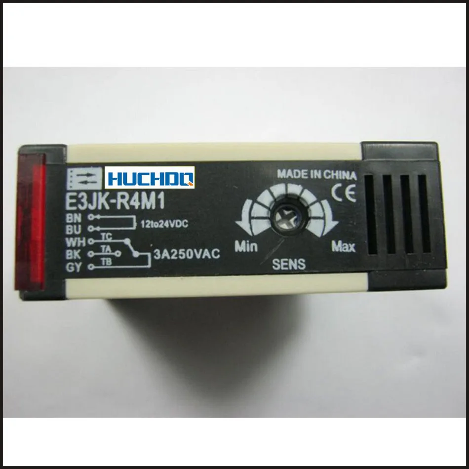 E3JK-R4M1 12-24VDC Сенсор квадратный РЕЛЕ Встроенный фотоэлектрический выключатель