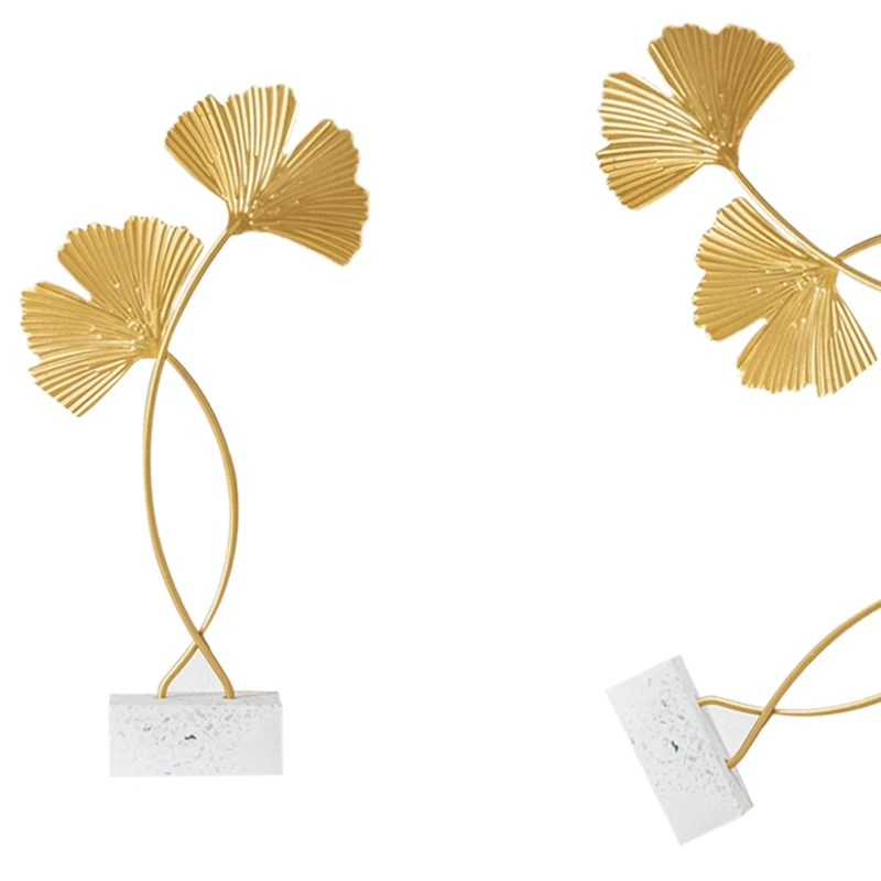 Gingko Leaf Ornament Porch Table Top Decoration Room Decor Home | Дом и сад