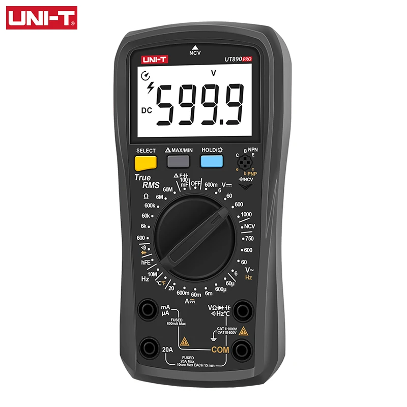 UNI-T UT890 PRO цифровой универсальный электроизмерительный прибор переменного тока