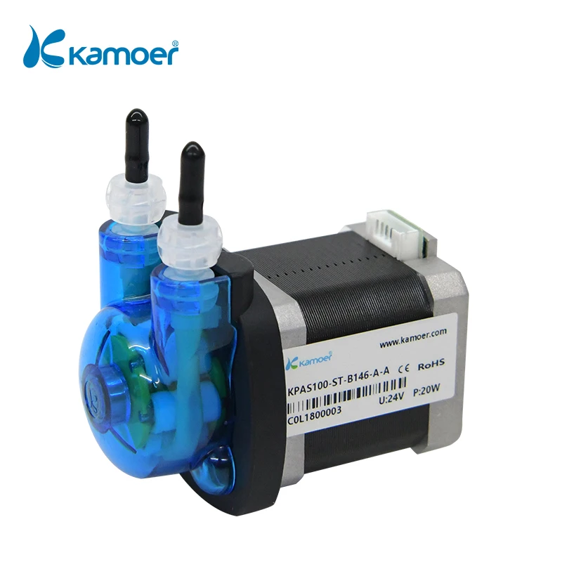 Kamoer шаговый перистальтический насос KPAS100 24V Samll S/пластина в форме буквы L передачи