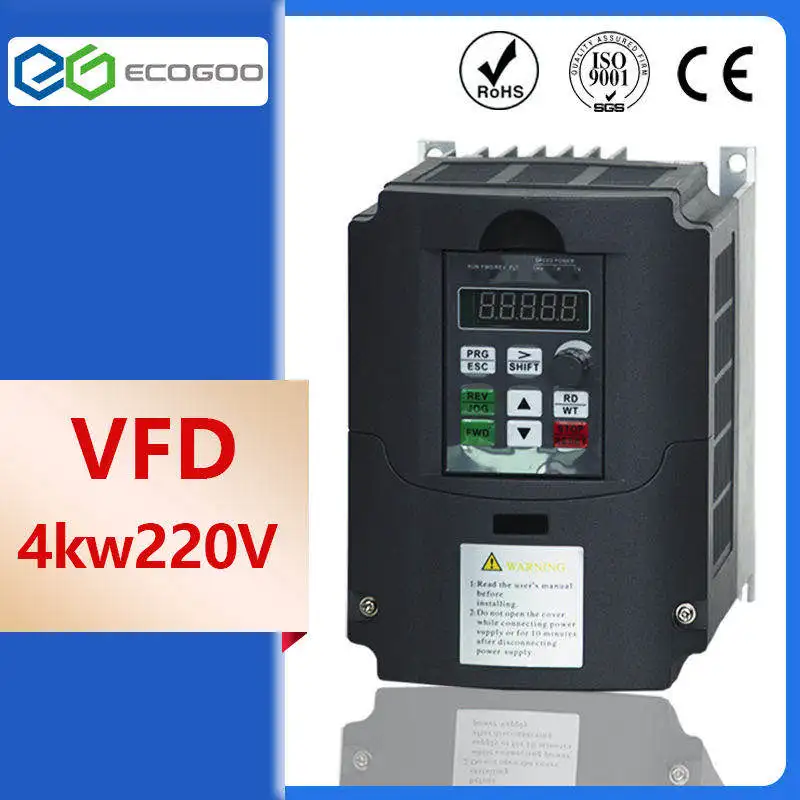 Мини частотно-регулируемым приводом инвертор 4KW преобразователь частоты ZW-AT1 ZW-BT1