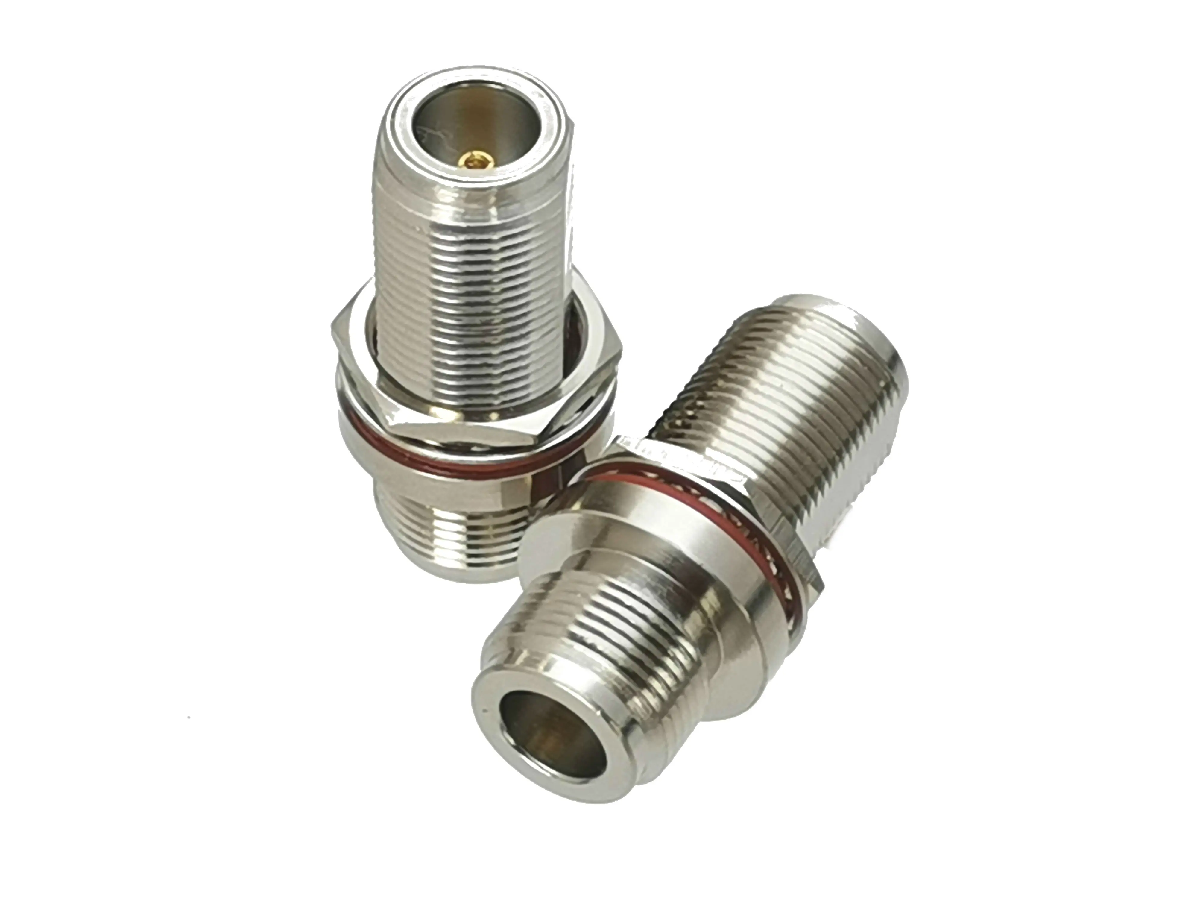 1Pcs N Female Jack to Nut Bulkhead RF coaxial Adapter Connector Wire Terminals | Connectors