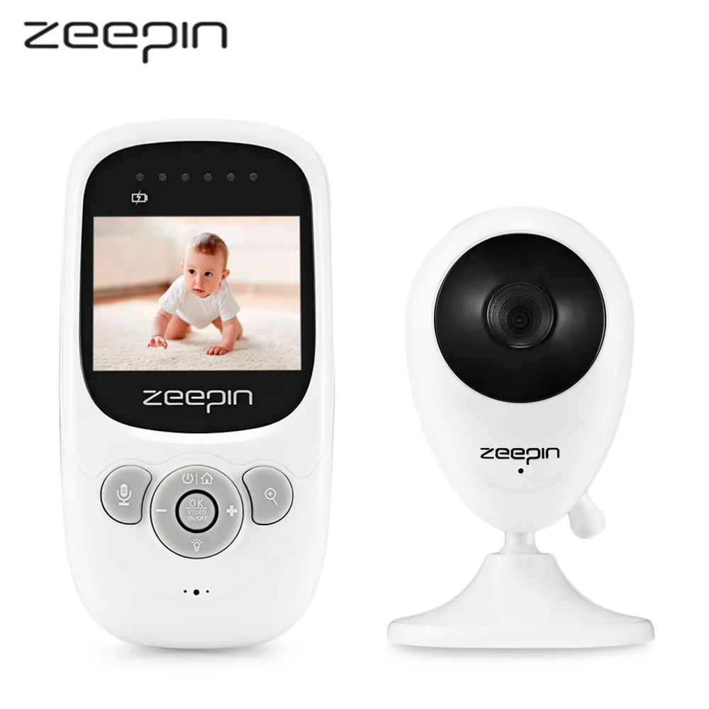 ZEEPIN цифровой 2 4 дюймовый беспроводной ЖК-дисплей детский видеомонитор с ночным