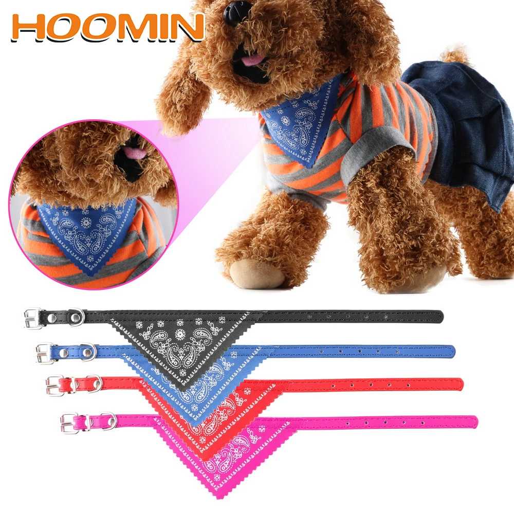 HOOMIN Pet accessories 30CM Length Product Cat Collars Small Dog Scarf Neckerchief Necklace Adjustable | Дом и сад