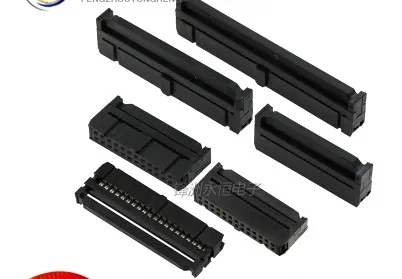 10 компл. FC-6P FC-8P FC-10P FC-14P FC-16P до FC-40P IDC разъем 2x5 контактов двухрядный шаг 2 54 мм