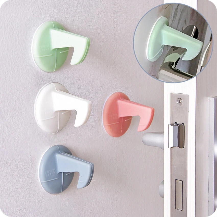 Thickened Door Stopper Rear Wall Anti-collision Pad Handle Mute Stick With Hook Anti Vibration |