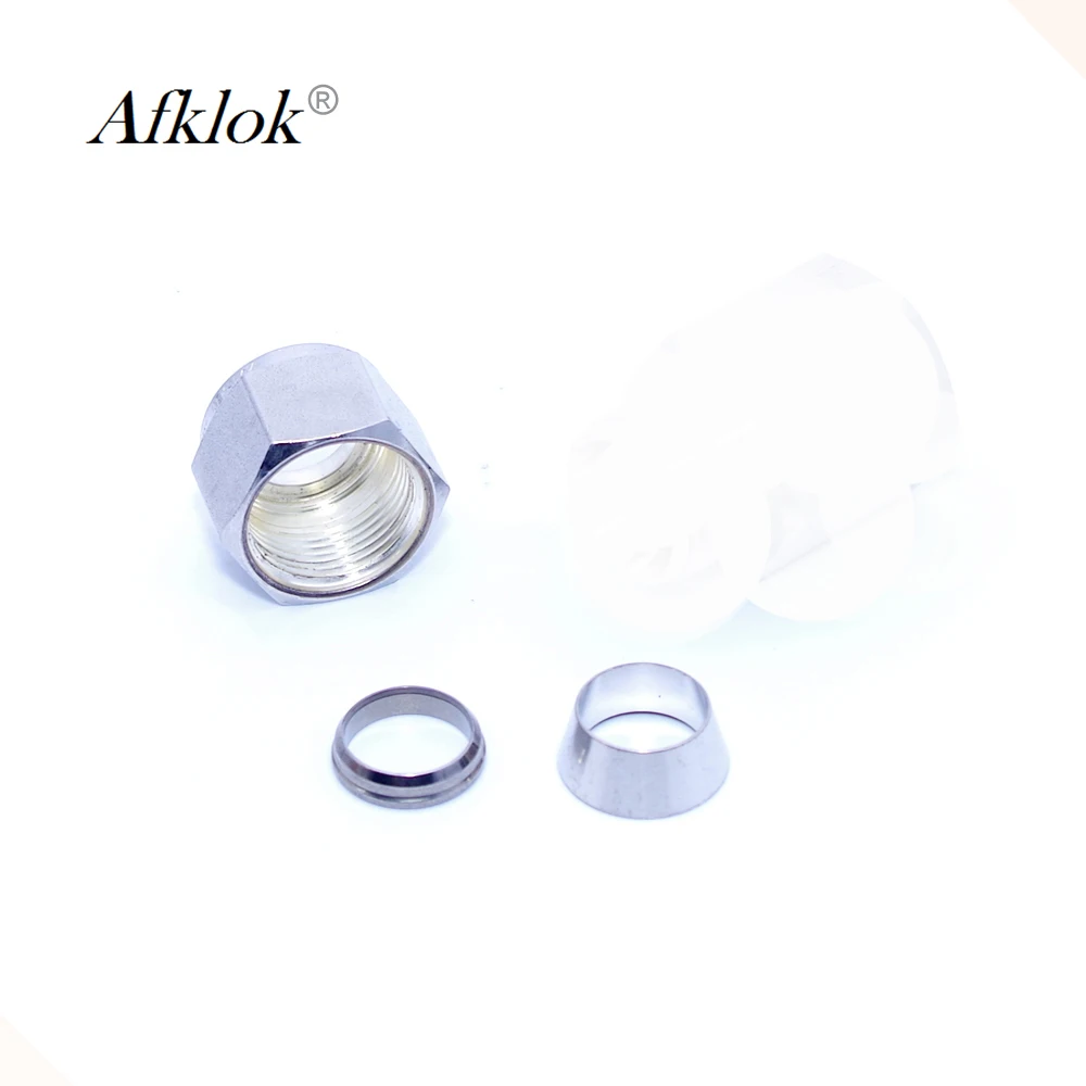Stainless Steel Cap 3mm 4mm 6mm 8mm 10mm Front Back Ferrule Pipe Fittings Connector | Обустройство дома