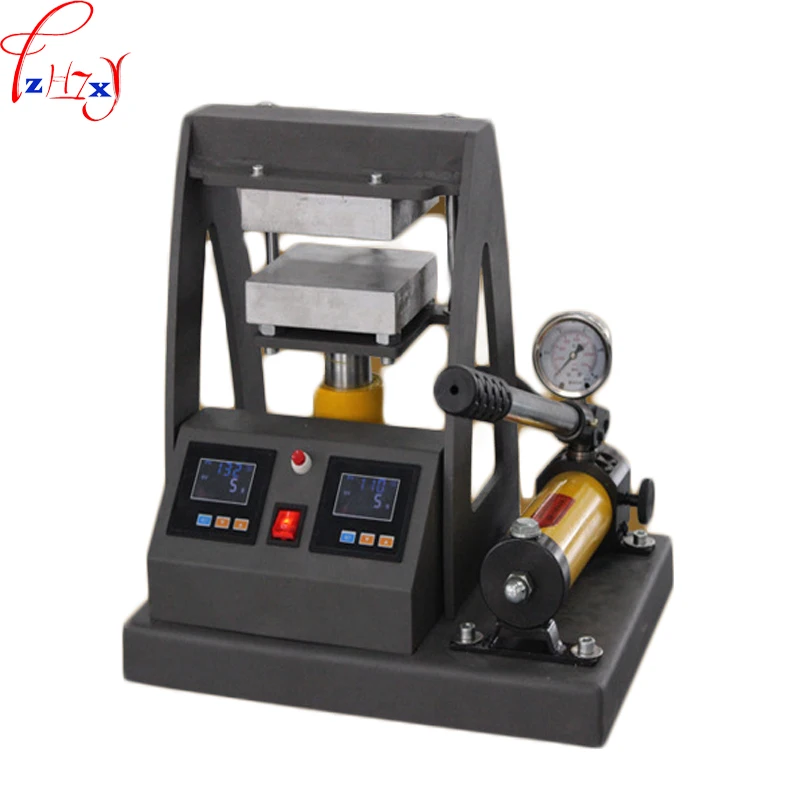 Manual hydraulic upper plate heating and stamping machine 12*12CM rosin dual plates press 110/220V 1200W | Инструменты