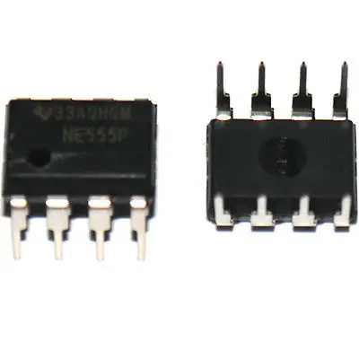 10 шт. NE555 NE555P точный чип таймера IC 555 DIP-8 hym | Электронные компоненты и