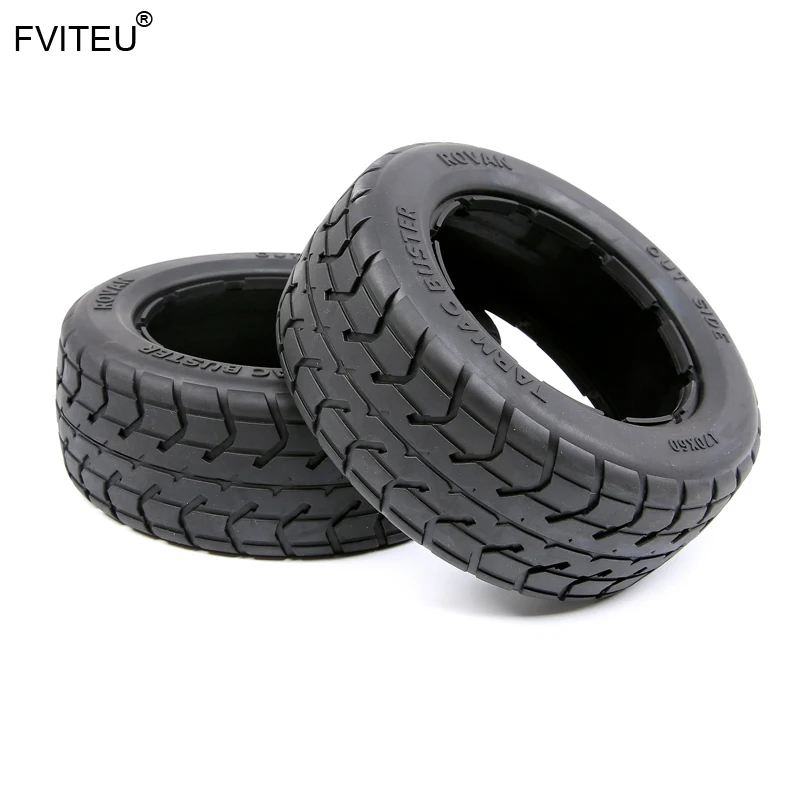 Утолщенные шины для дорог fvieu Tarmac Buster (передние) 1/5 HPI Baja 5B SS Rovan King Motor | Игрушки и