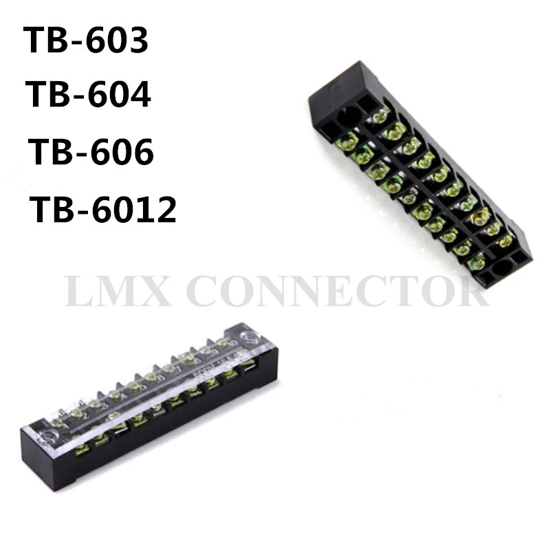 Клеммная колодка барьерной ленты 2 шт. 600 в 60 а TB-603/604/606/6012 | Строительство и ремонт