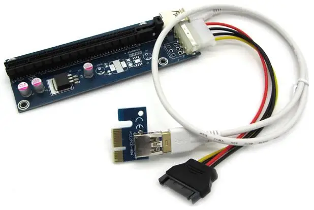 Бесплатная доставка Райзер-карта PCI-E PCI E 1X до 16X + кабель-удлинитель USB 3 0 60 см с