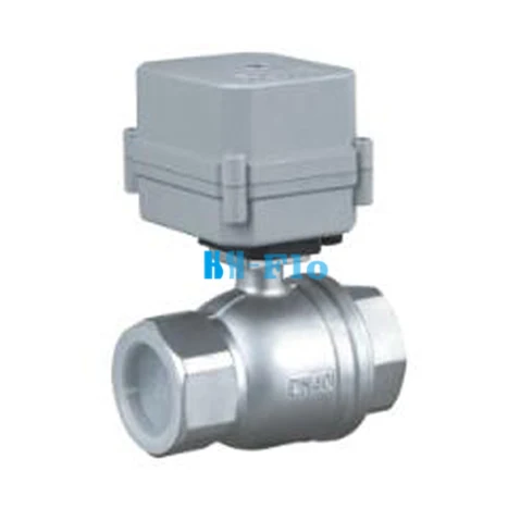 Новый двухсторонний моторизованный шаровой клапан HSH-Flo DN15-32 DC24V с полным