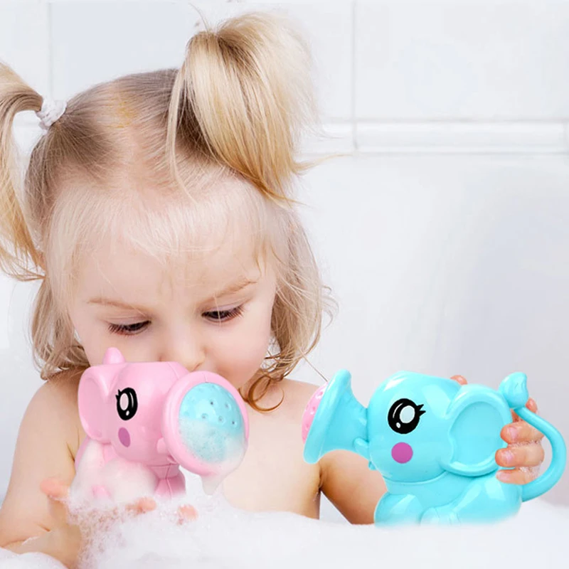 Newborn Plastic Elephant Watering Pot Bath Toys Baby Swimming Bathroom Shower Tool Water Spray Kids Gift | Игрушки и хобби
