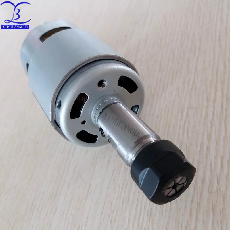 Шпиндель 775 с ER11Tail hole5MM + 3 175 высокоскоростной двигатель постоянного тока большим