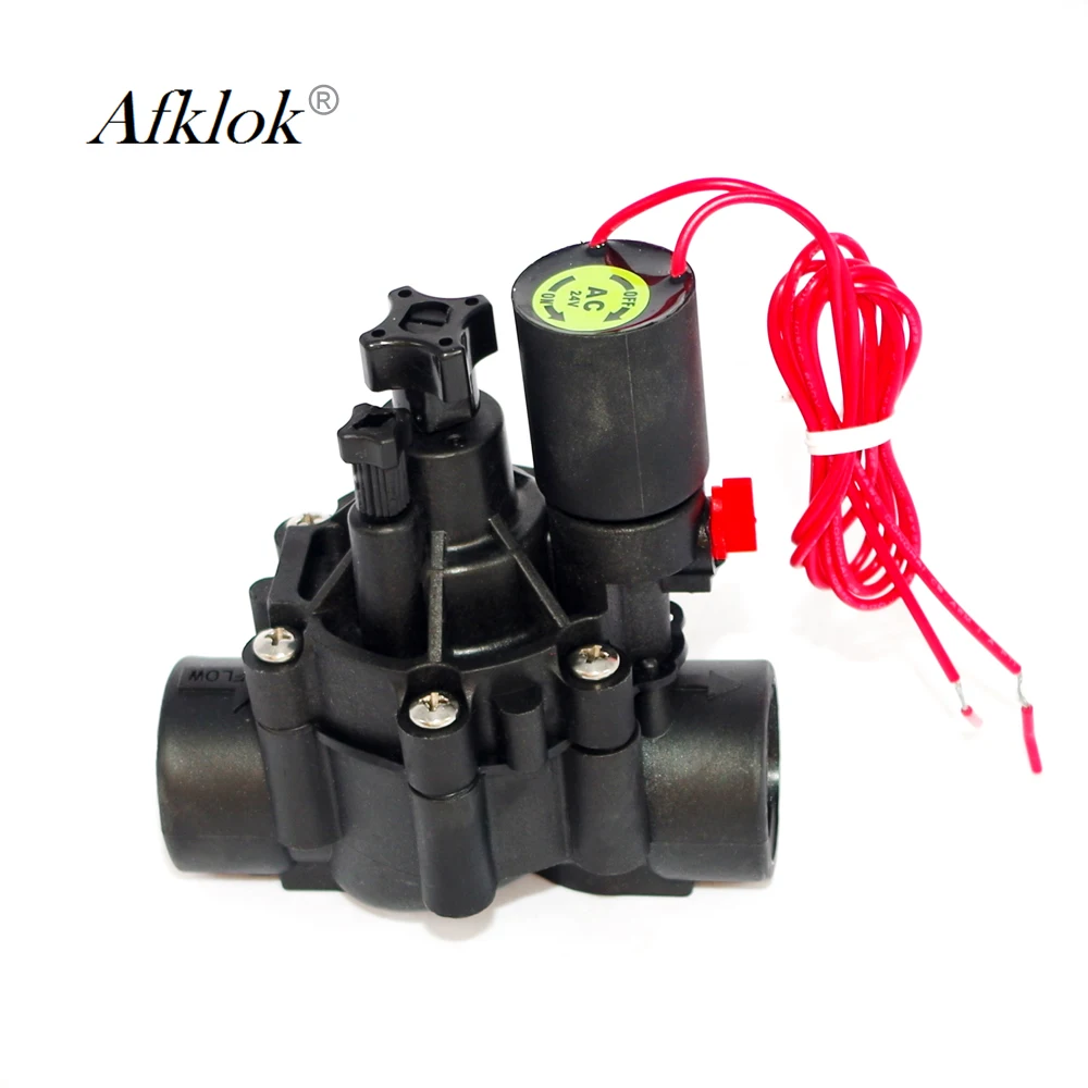 Irrigation 3/4" 1" Water Solenoid Valve 220v 24v 12v 110v Latching coil with Adjust flow Function | Valves
