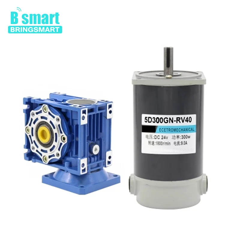Bringsmart RV40 DC speed reduction turbine motor 12/24V300W adjustable | Обустройство дома