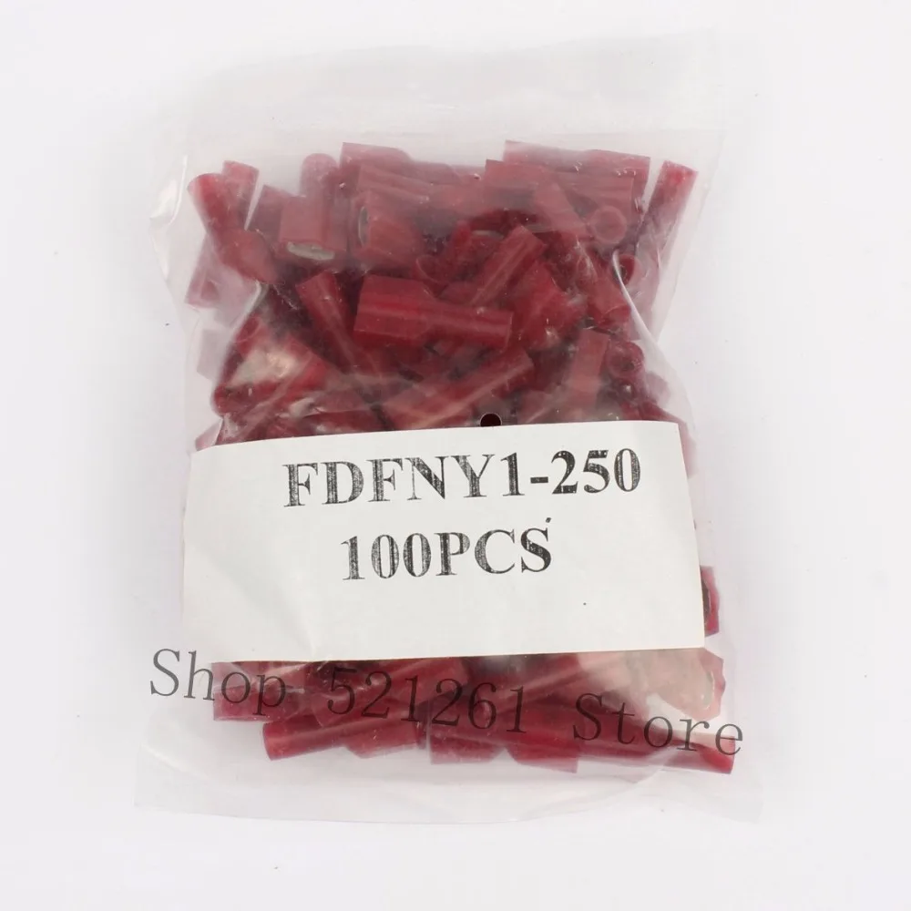 FDFNY1.25-250 FDFNY1-250 НЕЙЛОН латунь Женский Изоляцией Лопата совместных Провода
