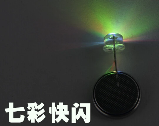 Прозрачная соломенная шляпа 8 мм быстрая вспышка RGB led диод 2 8-3 v 20ma 0 25 w