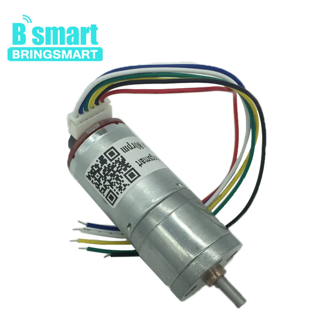 Электродвигатели постоянного тока Bringsmart 12 В с кодировщиком редукторный