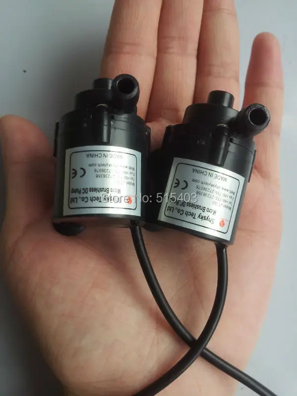 10pcs/Lot 6-12Vdc Micro DC Submersible pump Ultra quiet Corrosion proof Lift 1.8M Flow 230LPH For Water circulation Aquarium |