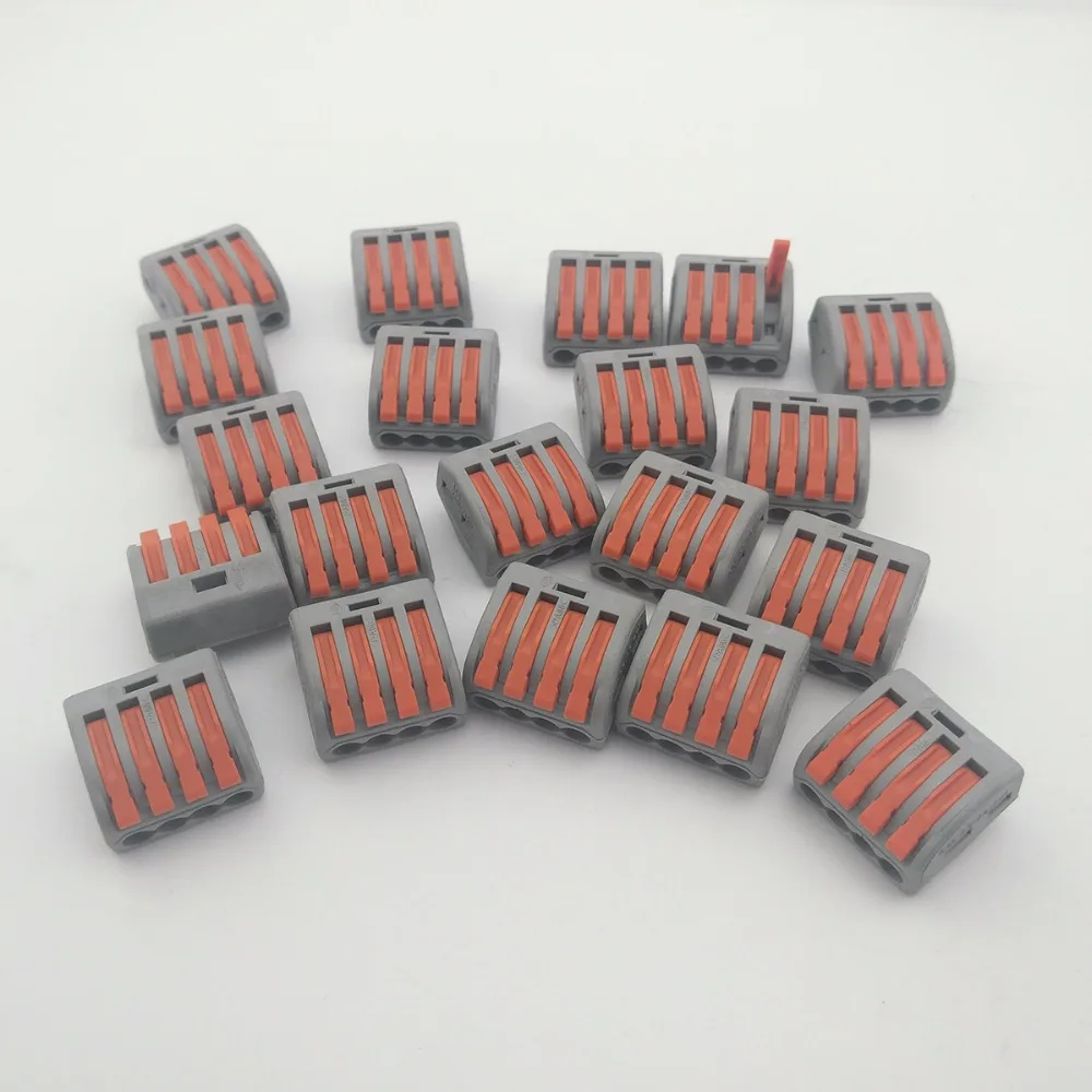 10 шт 4 Pin PCT-214 Универсальный компактный провод проводка соединитель проводника