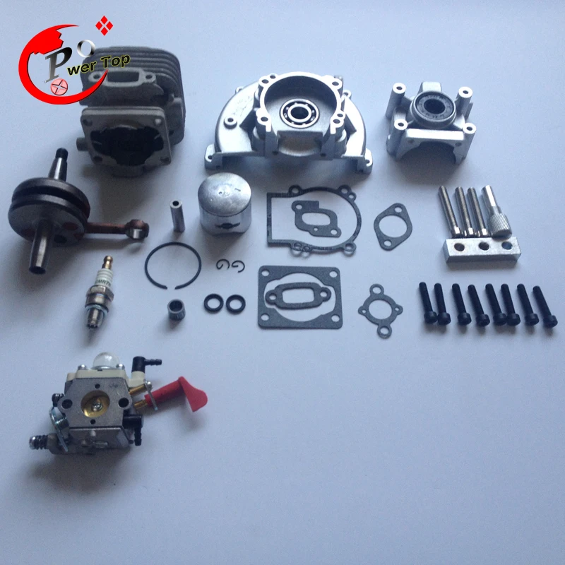 Rovan двигателя 30.5cc 4 болта Kit (с цилиндр + отверстия Картера 997/668 walbro карбюратор) для