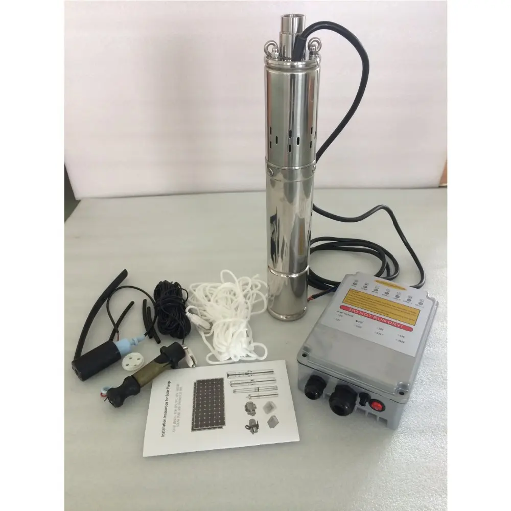 DC72V 1000w Солнечный погружной винтовой насос с бесщеточным двигателем макс. головка