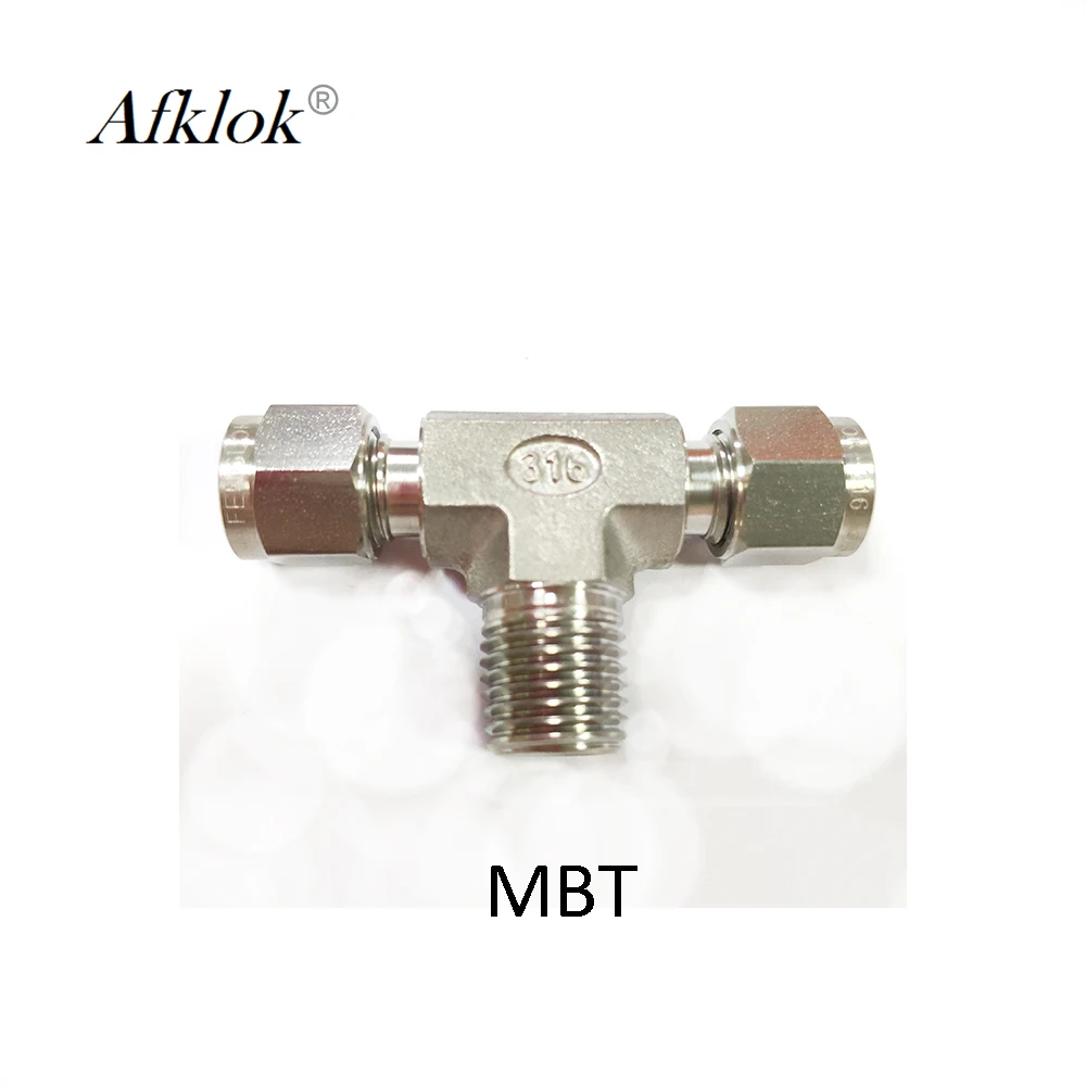 3 способа 16 мм 18 1/8 "3/16" NPT нержавеющая сталь 316 филиал тройник фитинги