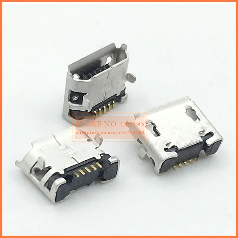 10 шт. разъем Micro USB 5 контактов 6 4 мм | Строительство и ремонт