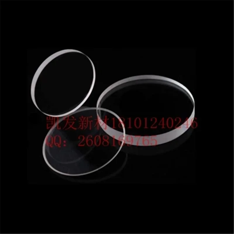 Sapphire Square-Al2O3 Single crystal substrate-D6.0 * 0 3 мм-стеклянная пленка-Epitaxial coating-двойная полировка