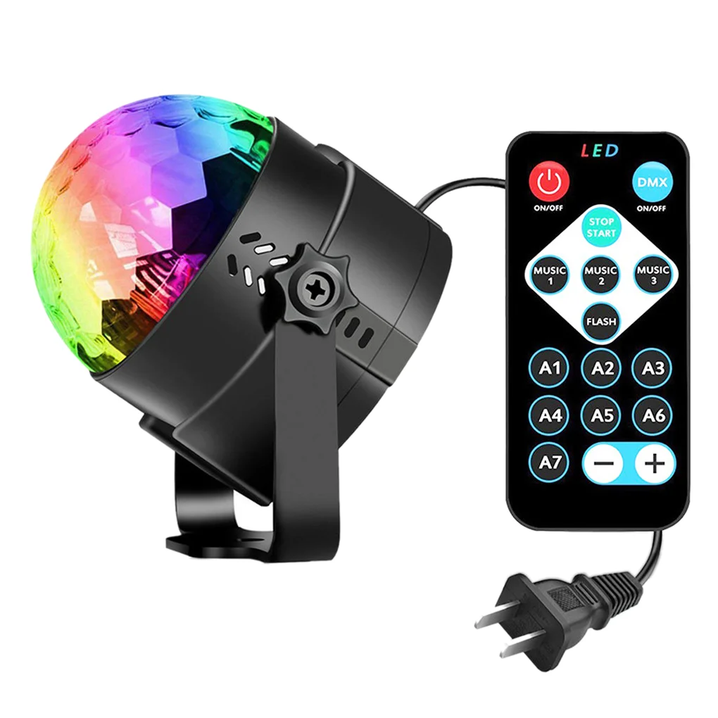 Светодиодные Красочные бордовый шариковый контроллер RGB Вращающийся Диско
