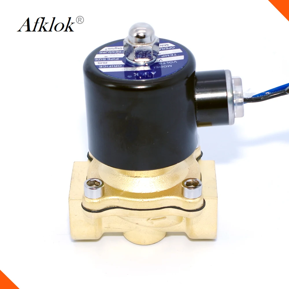 Brass 20mm Normally Closed 3/4 inch Electric Water Solenoid Valve DC 12V | Обустройство дома