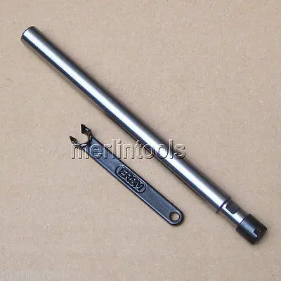 Цанговый патрон C12 ER8M 150L прямой хвостовик + гаечный ключ для фрезерного станка с