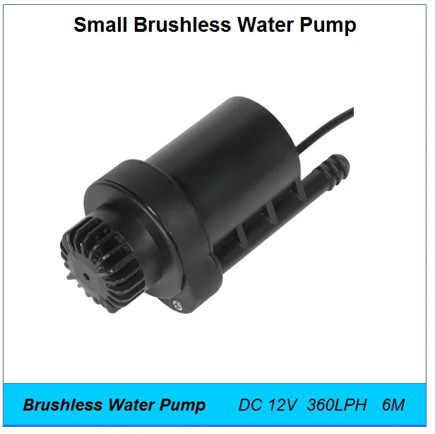 Горячие DC12V 13 Вт 360lph 6 м мини-Электрический водяной насос путешествия Душ