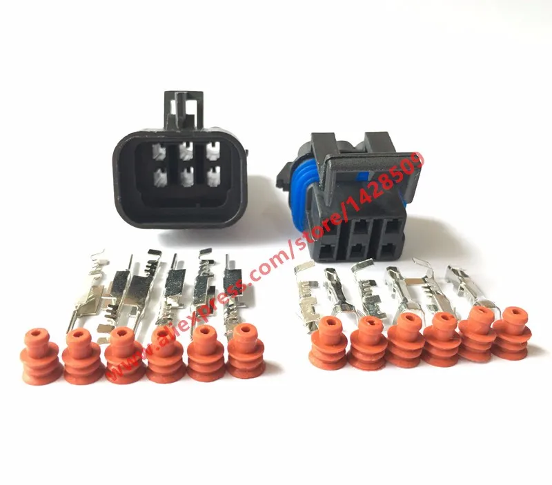 10 комплектов 12052848 12124107 Metri-Pack 150 Женский Мужской GT Delphi 6 Pin водонепроницаемый