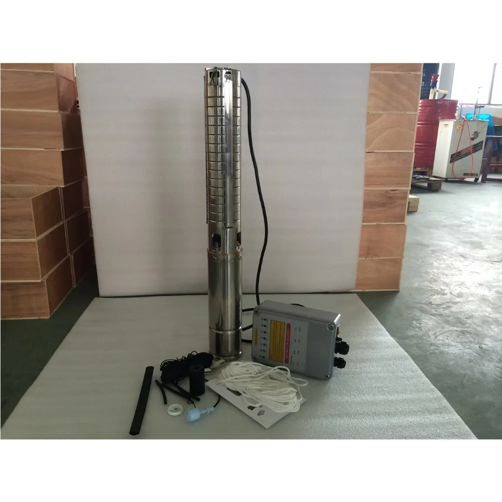 4 Inch Free Shipping Max.flow 10000L/H lMax.lift 70m Stainless Steel Deep Well Solar Pump 3 Years Warranty 4SPSC10/70-D72/1000 |
