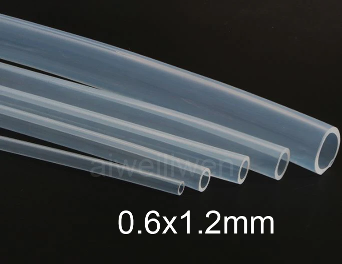 0 6 мм ID 6x1 2 FDA медицинский пищевой прозрачный силиконовый резиновый шланг