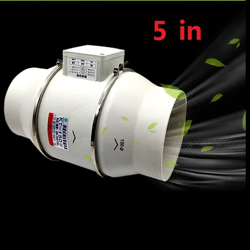 Вентилятор экстрактор для кухни ванной спальни 5 дюймов|Системы HVAC и запчасти| |
