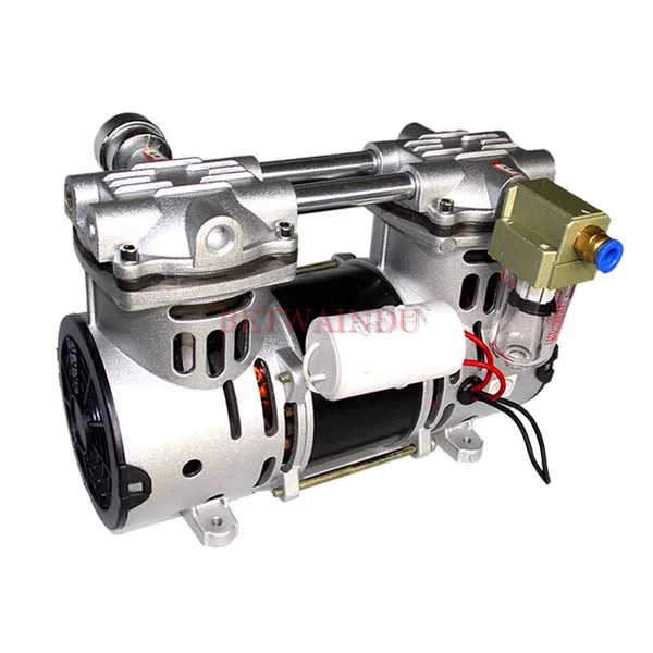 270W Безмасляный мини-электрический вакуумный насос 12V/24V/110V/220V -91Kpa 70L/MIN Максимальный поршень для лабораторий/медицины.