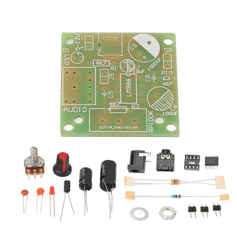 Набор усилителей LM386 DIY с динамиком для музыкальных проектов | Строительство и
